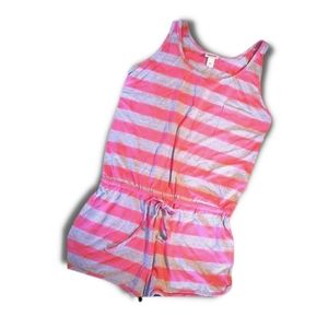 Small striped sleeveless romper